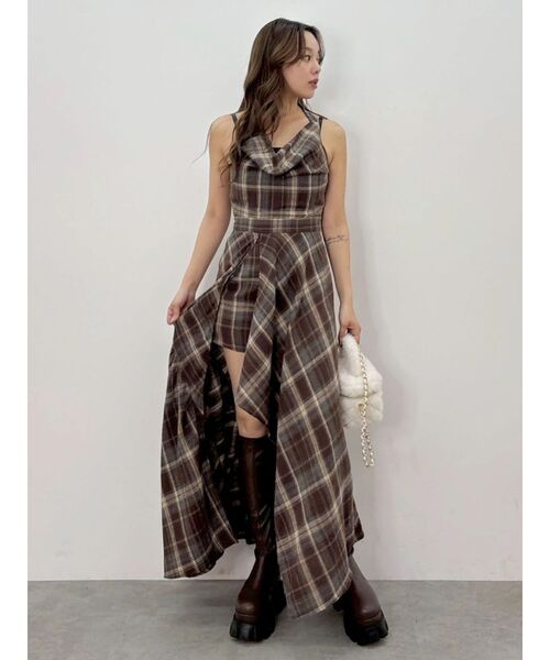 EVRIS（エヴリス）の「【厚底】シャークソールロングブーツ（ブーツ・レディース・ブラック/ブラウン・SMALL/LARGE/MEDIUM）」の21枚目の写真