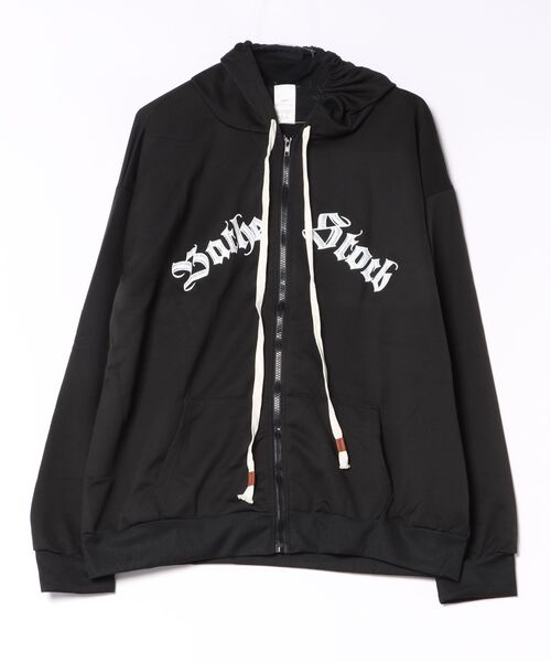 Burner(バーナー)の「【Cr+ov(クローヴ)】ロゴ刺繍 ジップアップ ルーズパーカー cro-hoodie-1-21【RBTS】(パーカー・メンズ・グレー/ベージュ/ブラック・FREE)」の1枚目の写真