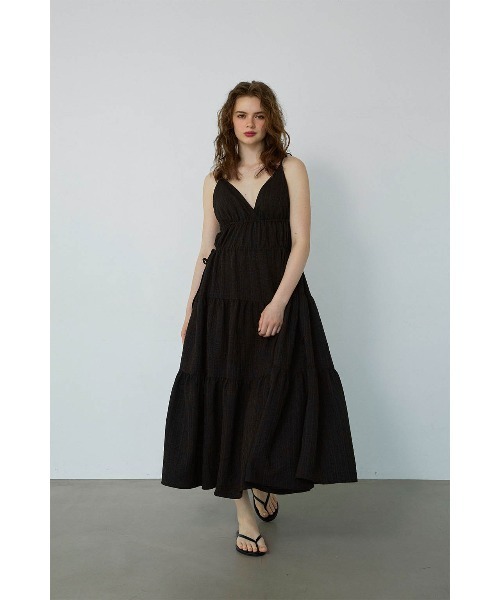 ALEXIA STAM(アリシアスタン)の「Tiered Summer Dress /パッドin ティアードドレス(ワンピース・レディース・ホワイト/ブラック・S/M)」の21枚目の写真