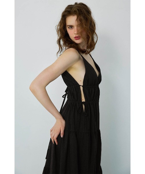 ALEXIA STAM(アリシアスタン)の「Tiered Summer Dress /パッドin ティアードドレス(ワンピース・レディース・ホワイト/ブラック・S/M)」の14枚目の写真