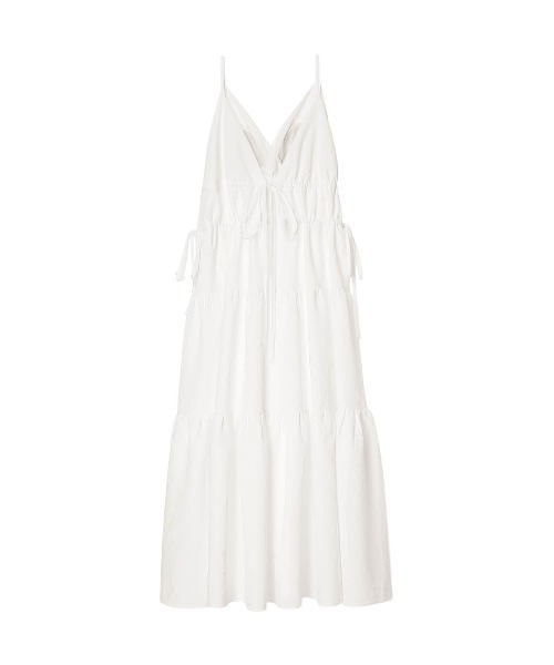 ALEXIA STAM(アリシアスタン)の「Tiered Summer Dress /パッドin ティアードドレス(ワンピース・レディース・ホワイト/ブラック・S/M)」の17枚目の写真