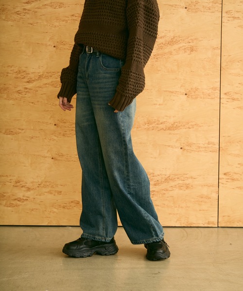 uchi.（ウチ）の「ストレートデニムパンツ（デニムパンツ・レディース・ブルー・SMALL/MEDIUM/LARGE）」の11枚目の写真