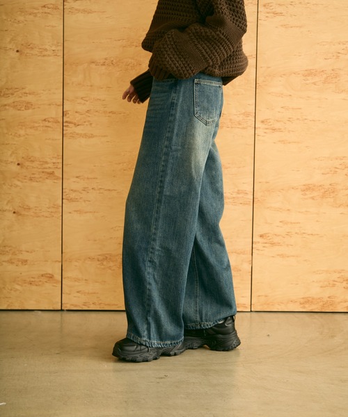uchi.（ウチ）の「ストレートデニムパンツ（デニムパンツ・レディース・ブルー・SMALL/MEDIUM/LARGE）」の15枚目の写真