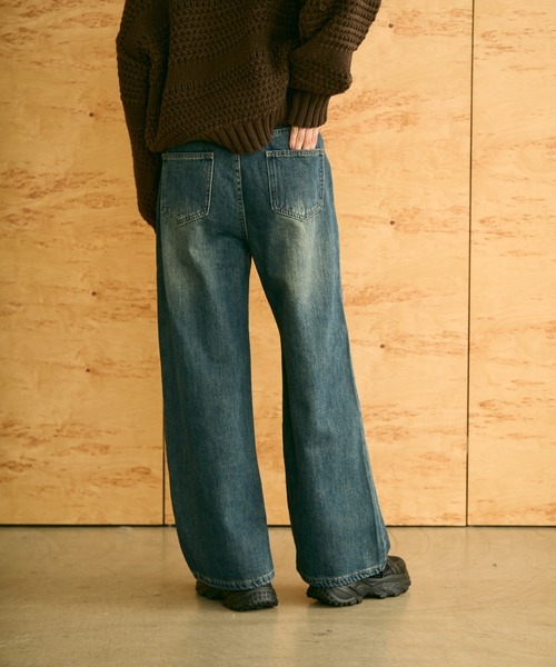 uchi.（ウチ）の「ストレートデニムパンツ（デニムパンツ・レディース・ブルー・SMALL/MEDIUM/LARGE）」の14枚目の写真