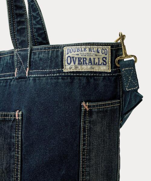 RRL（ダブル アール エル）の「インディゴ キャンバス トート（トートバッグ・メンズ・ネイビー系1・ONE）」の5枚目の写真