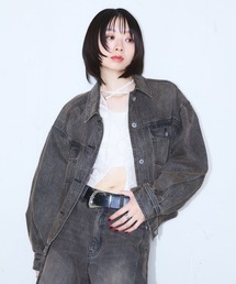 PAGEBOY | コクーンGジャン/デニムジャケット【セットアップ対応】(デニムジャケット)