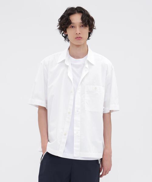 MHL.(エムエイチエル)の「MHL. UTILITY WEAR PIECE DYED COTTON POPLIN SHIRT(シャツ/ブラウス・レディース・ホワイト・SMALL/MEDIUM/LARGE)」の5枚目の写真