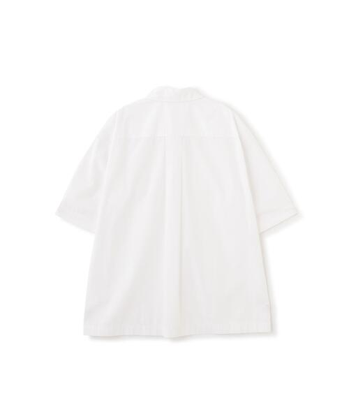MHL.(エムエイチエル)の「MHL. UTILITY WEAR PIECE DYED COTTON POPLIN SHIRT(シャツ/ブラウス・レディース・ホワイト・SMALL/MEDIUM/LARGE)」の9枚目の写真