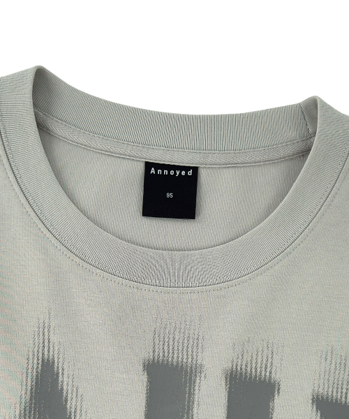 ANNOYED（アノイド）の「グランジレタリング半袖Tシャツ LQ7TU444_LIGHT BEIGE（Tシャツ/カットソー・メンズ・その他・100/105/95）」の4枚目の写真