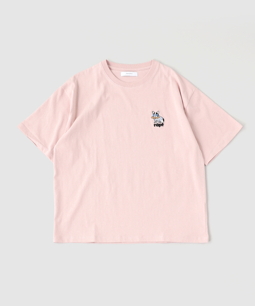 B.C STOCK(ベーセーストック)の「キャッチアップエンブロイダリーTEE(Tシャツ/カットソー・メンズ・ホワイト系その他/グリーン/ホワイト×ホワイト/ピンク/ホワイト/ブラック・MEDIUM/LARGE)」の6枚目の写真