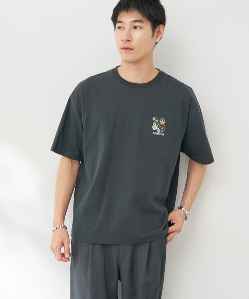 B.C STOCK(ベーセーストック)の「キャッチアップエンブロイダリーTEE(Tシャツ/カットソー・メンズ・ホワイト系その他/グリーン/ホワイト×ホワイト/ピンク/ホワイト/ブラック・MEDIUM/LARGE)」の17枚目の写真