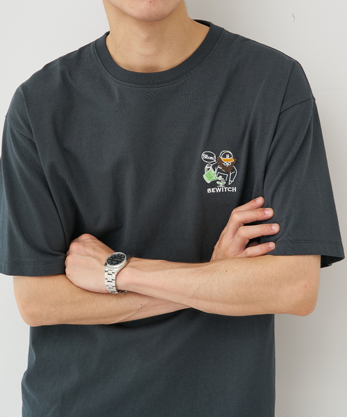 B.C STOCK(ベーセーストック)の「キャッチアップエンブロイダリーTEE(Tシャツ/カットソー・メンズ・ホワイト系その他/グリーン/ホワイト×ホワイト/ピンク/ホワイト/ブラック・MEDIUM/LARGE)」の20枚目の写真