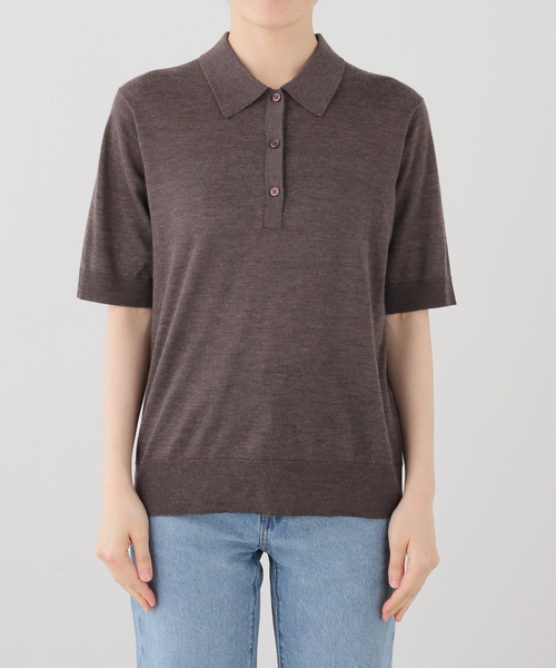 LOULOU DE SAISON/ Loulou de Saison MIGO FINE Short‑Sleeve Tops