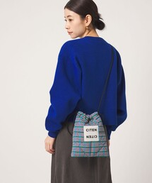 ＜CITEN＞パデッドチェックキンチャクショルダー