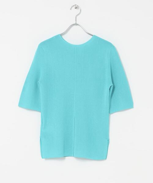 URBAN RESEARCH ROSSO WOMEN（アーバンリサーチ　ロッソ）の「ELENDEEK　2WAY SHEER KNIT（ニット/セーター・レディース・ブラウン/チャコールグレー/ブルー・FREE）」の15枚目の写真