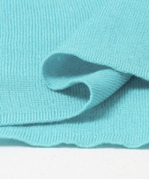 URBAN RESEARCH ROSSO WOMEN（アーバンリサーチ　ロッソ）の「ELENDEEK　2WAY SHEER KNIT（ニット/セーター・レディース・ブラウン/チャコールグレー/ブルー・FREE）」の16枚目の写真