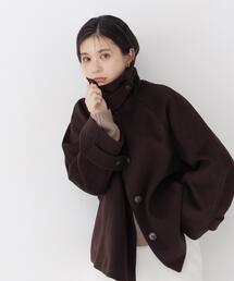 NATURAL BEAUTY BASIC | ステンカラーハーフコート(ステンカラーコート)