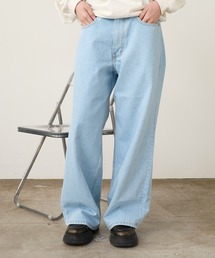 NEO BLUE / ネオブルー Tinted Charcoal Mud Wash Super Baggy Jeans デニムパンツ危
