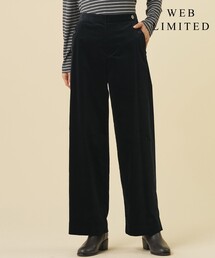 【WEB限定カラーあり】AIR DUROY LIGHT セミ ワイド パンツ