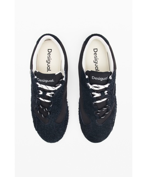 Desigual(デシグアル)の「Contrast line black sneaker / コントラストラインブラックスニーカー(スニーカー・レディース・ブラック・37/38/39/41)」の1枚目の写真