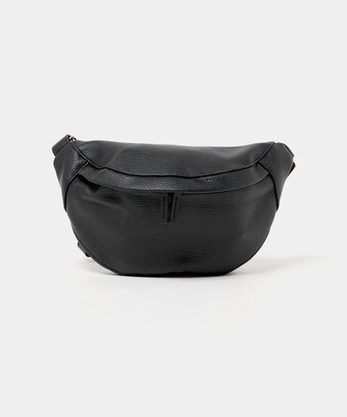 A DAY IN THE LIFE UNITED ARROWS(アデイインザライフユナイテッドアローズ)の「レザーライク ボディバッグ<A DAY IN THE LIFE>(ボディバッグ/ウエストポーチ・メンズ・ブラック・FREE)」の1枚目の写真