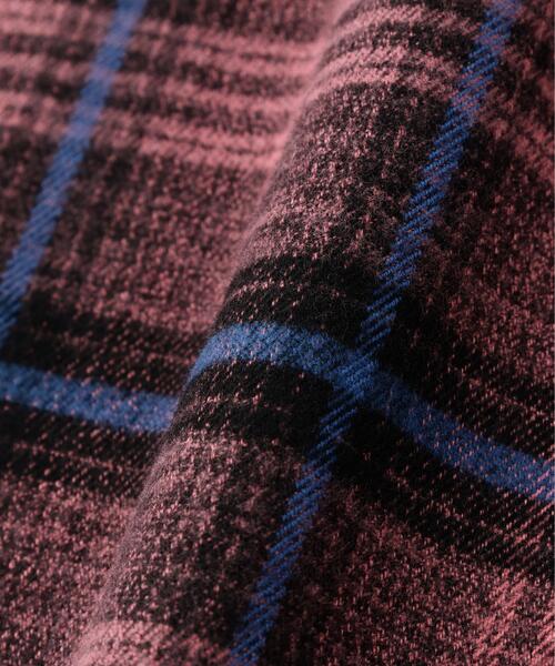 DANKE SCHON(ダンケシェーン)の「DankeSchon/ダンケシェーン/CUTOFF SWEATHOOD CHECK SHIRTS(シャツ/ブラウス・メンズ・ブルー/ピンク/カーキ/ホワイト・M/L)」の17枚目の写真