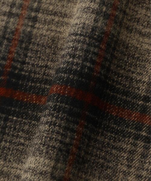 DANKE SCHON(ダンケシェーン)の「DankeSchon/ダンケシェーン/CUTOFF SWEATHOOD CHECK SHIRTS(シャツ/ブラウス・メンズ・ブルー/ピンク/カーキ/ホワイト・M/L)」の5枚目の写真