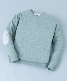URBAN RESEARCH ROSSO MEN | 『XLサイズあり』ハミルトンラムズウールエルボーパッチニット(ニット/セーター)
