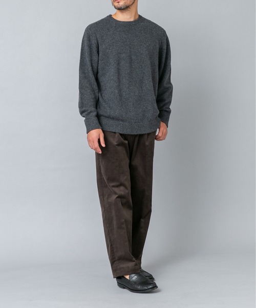 URBAN RESEARCH ROSSO MEN(アーバンリサーチロッソメン)の「『XLサイズあり』ハミルトンラムズウールエルボーパッチニット(ニット/セーター・メンズ・ベージュ/ブラウン/ネイビー/ブラック/ベージュ系その他/ミント/チャコールグレー・MEDIUM/LARGE/X-LARGE/SMALL)」の15枚目の写真