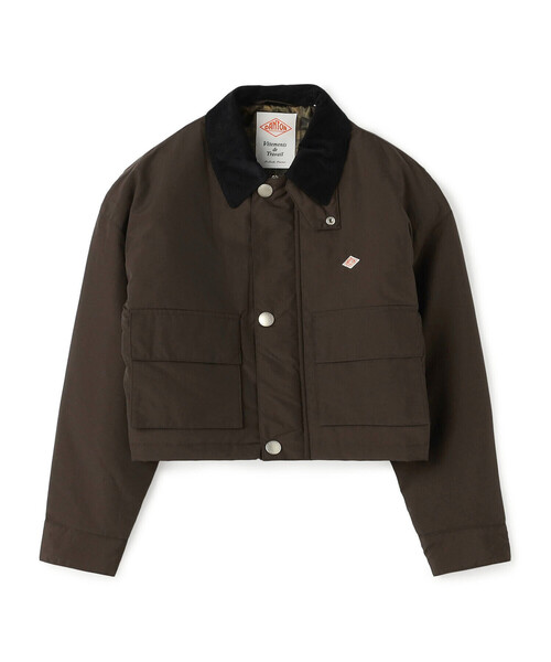 DANTON(ダントン)の「Women's Nylon Taffeta Short Jacket(ブルゾン・レディース・チャコール/ブラウン/オリーブ/レッド/ブラック・34/38/36)」の3枚目の写真
