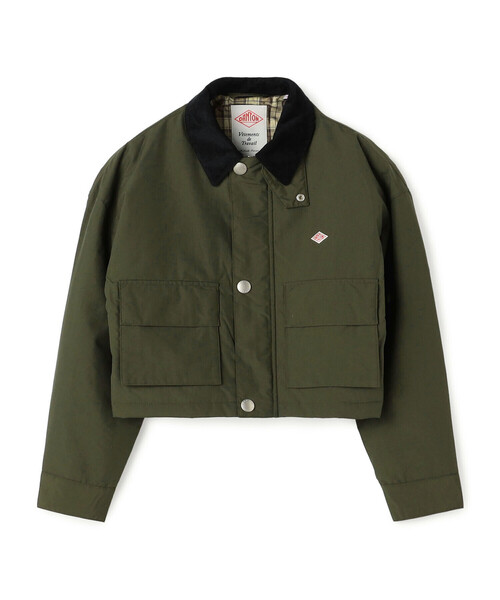 DANTON(ダントン)の「Women's Nylon Taffeta Short Jacket(ブルゾン・レディース・チャコール/ブラウン/オリーブ/レッド/ブラック・34/38/36)」の4枚目の写真