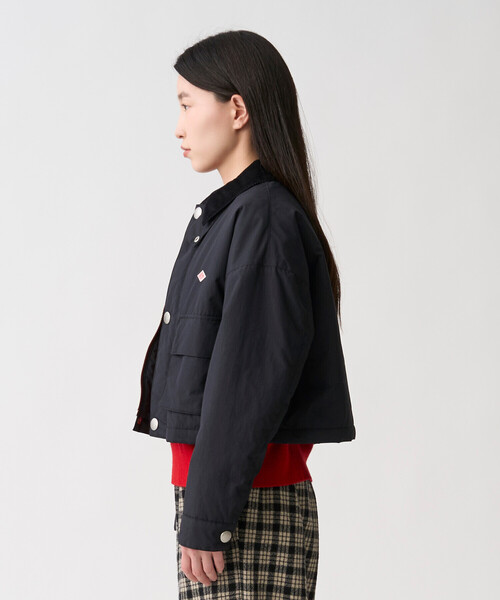 DANTON(ダントン)の「Women's Nylon Taffeta Short Jacket(ブルゾン・レディース・チャコール/ブラウン/オリーブ/レッド/ブラック・34/38/36)」の7枚目の写真
