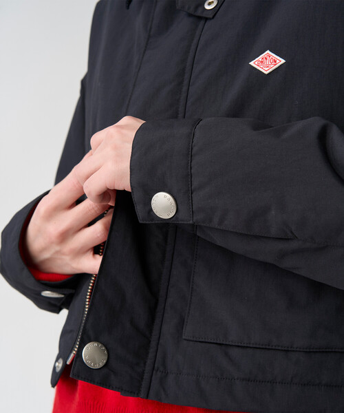 DANTON(ダントン)の「Women's Nylon Taffeta Short Jacket(ブルゾン・レディース・チャコール/ブラウン/オリーブ/レッド/ブラック・34/38/36)」の11枚目の写真