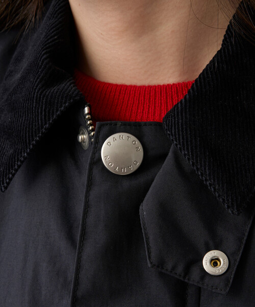 DANTON(ダントン)の「Women's Nylon Taffeta Short Jacket(ブルゾン・レディース・チャコール/ブラウン/オリーブ/レッド/ブラック・34/38/36)」の12枚目の写真