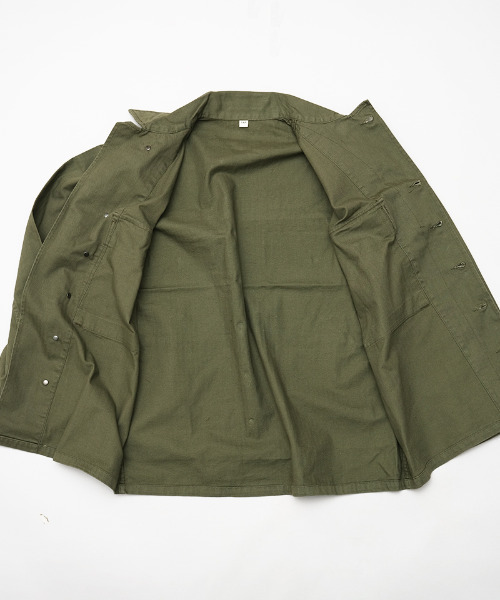 YMCLKY(ワイエムシーエルケーワイ)の「米軍タイプ M-43 HBTジャケット YMCLKY. #JJ316YN(ミリタリージャケット・メンズ・オフホワイト/オリーブ・LARGE/MEDIUM)」の9枚目の写真