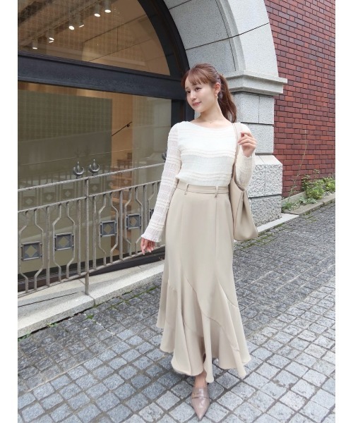 Her lip to(ハーリップトゥー)の「Rosine Shirring Top(その他トップス・レディース・ブラック/ホワイト系・S/M)」の10枚目の写真