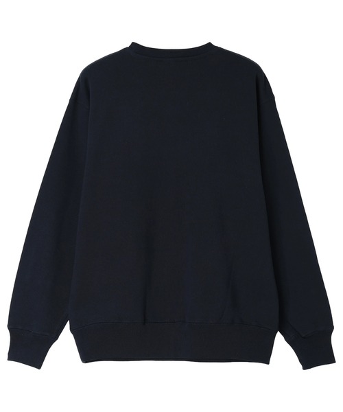 GREENROOM（グリーンルーム）の「【GREENROOM / グリーンルーム】COLLAGE LOGO CREW SWEAT（スウェット・メンズ・ネイビー/アッシュ・LARGE/X-LARGE/MEDIUM）」の3枚目の写真