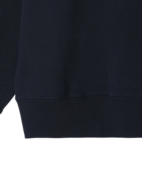 GREENROOM（グリーンルーム）の「【GREENROOM / グリーンルーム】COLLAGE LOGO CREW SWEAT（スウェット・メンズ・ネイビー/アッシュ・LARGE/X-LARGE/MEDIUM）」の7枚目の写真