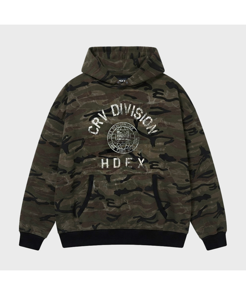ディビジョン カモフラ ジャイアントフィット フーディー (Khaki