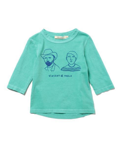 こども ビームス(コドモビームス)の「BOBO CHOSES / 7分袖 Tシャツ (2~9y)(Tシャツ/カットソー・キッズ・グリーン系その他/ブルー・8-9y/2-3Y/6-7y/4-5Y)」の1枚目の写真