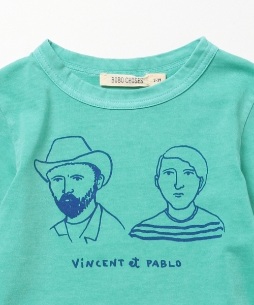 こども ビームス(コドモビームス)の「BOBO CHOSES / 7分袖 Tシャツ (2~9y)(Tシャツ/カットソー・キッズ・グリーン系その他/ブルー・8-9y/2-3Y/6-7y/4-5Y)」の5枚目の写真