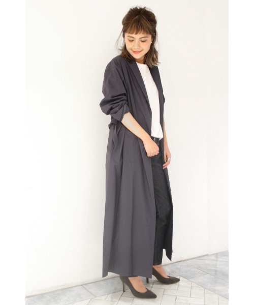 Spick & Span（スピックアンドスパン）の「タイプライター ドレスコート◆（その他アウター・レディース・ネイビー/ベージュ・38/36）」の2枚目の写真