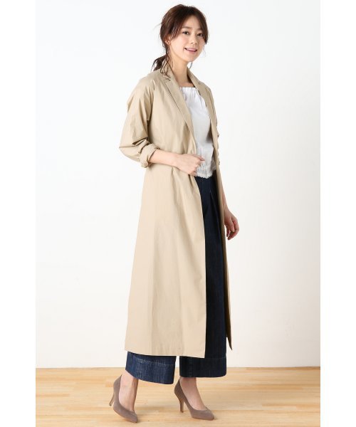 Spick & Span（スピックアンドスパン）の「タイプライター ドレスコート◆（その他アウター・レディース・ネイビー/ベージュ・38/36）」の11枚目の写真