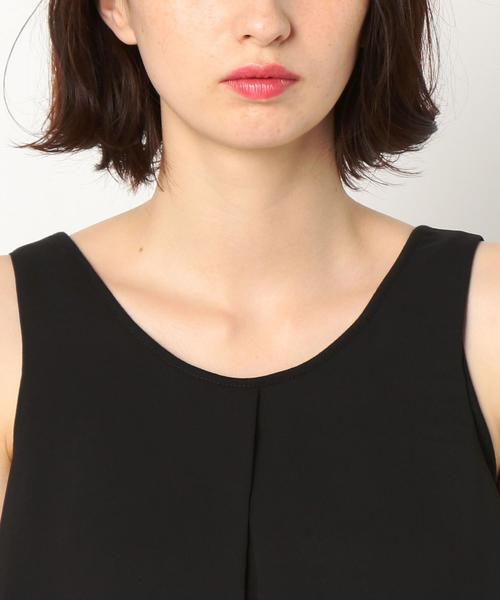 Another Edition(アナザーエディション)の「ドレープタンクトップ/AEMBC ドレープ TANK TOP◆(Tシャツ/カットソー・レディース・オフホワイト/ブラック・FREE)」の7枚目の写真
