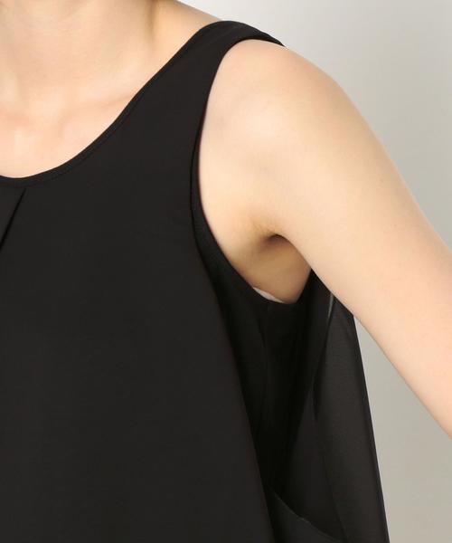 Another Edition(アナザーエディション)の「ドレープタンクトップ/AEMBC ドレープ TANK TOP◆(Tシャツ/カットソー・レディース・オフホワイト/ブラック・FREE)」の10枚目の写真