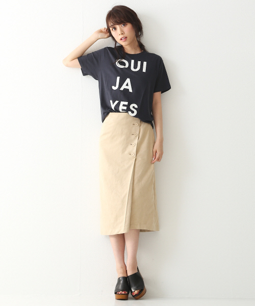 Rouge vif(ルージュヴィフ)の「スエードスカート(スカート・レディース・グレイッシュベージュ/ベージュ/チャコールグレー・36/38)」の5枚目の写真