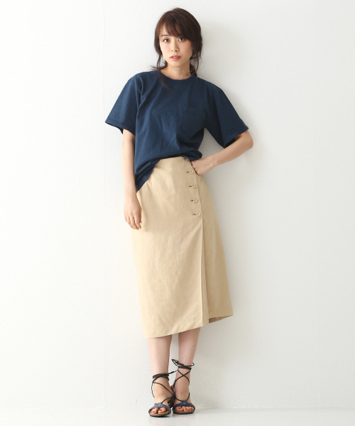 Rouge vif(ルージュヴィフ)の「スエードスカート(スカート・レディース・グレイッシュベージュ/ベージュ/チャコールグレー・36/38)」の6枚目の写真