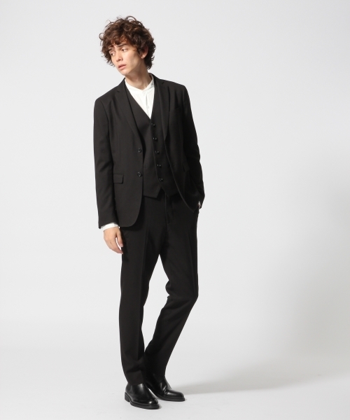 HARE(ハレ)の「TRストレッチトラウザー(HARE)(スラックス・メンズ・ブラック/ベージュ/ネイビー・MEDIUM/SMALL/LARGE)」の4枚目の写真