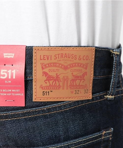 Levi's(リーバイス)の「511(T)-スリムフィット / Selvedge(セルビッジ)(デニムパンツ・メンズ・ダークインディゴブルー・W34 L32/W32 L32/W28 L32/W31 L32/W30 L32/W29 L32/W33 L32)」の8枚目の写真