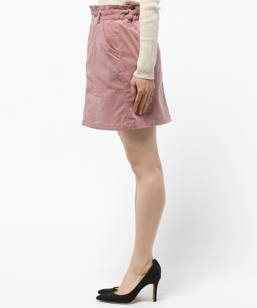 one after another NICE CLAUP（ワンアフターアナザーナイスクラップ）の「コーデュロイタイトスカート（スカート・レディース・ピンク/キャメル/アイボリー・FREE）」の5枚目の写真